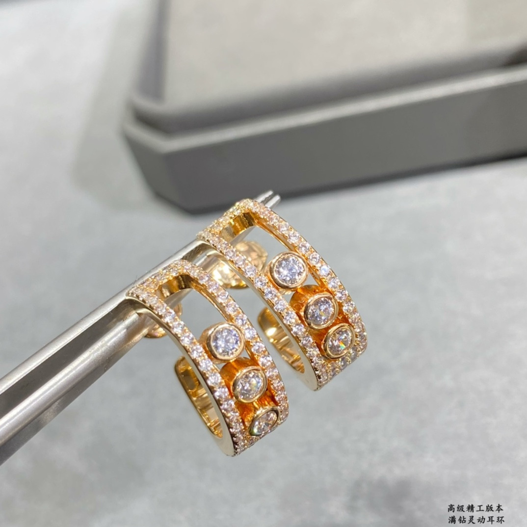 messika full Di*m*nd moving earrings