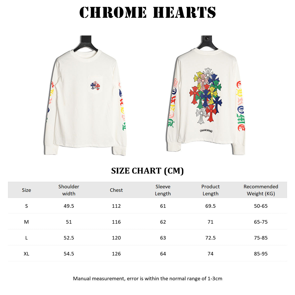 Ch**me He**ts 25fw long-sleeved t-shirt