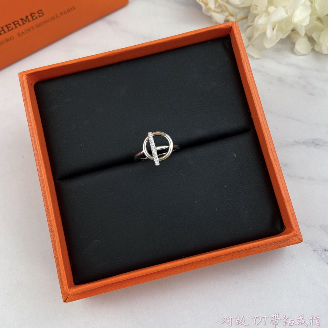 hermès ot half Di*m*nd ring