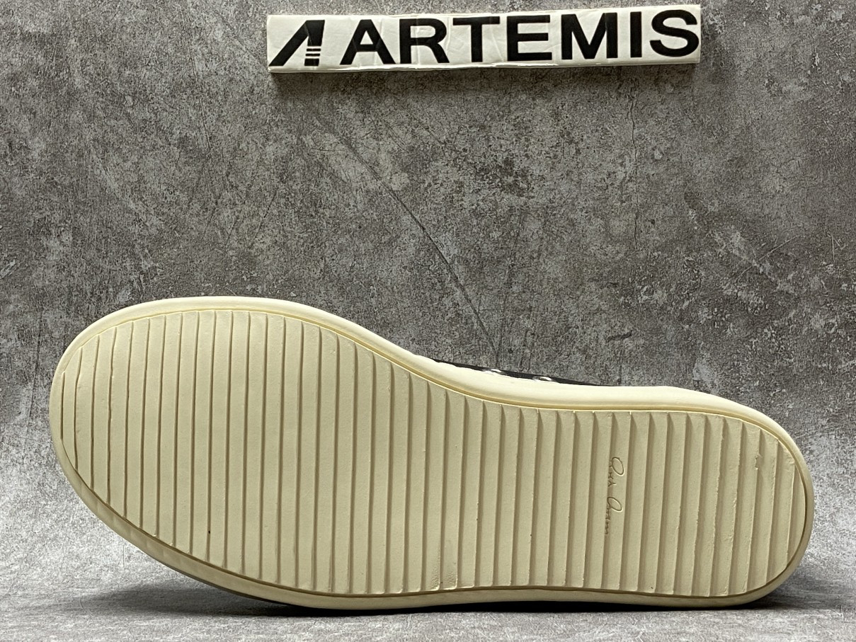 Rick Owens Low Srx & Jingle Black White