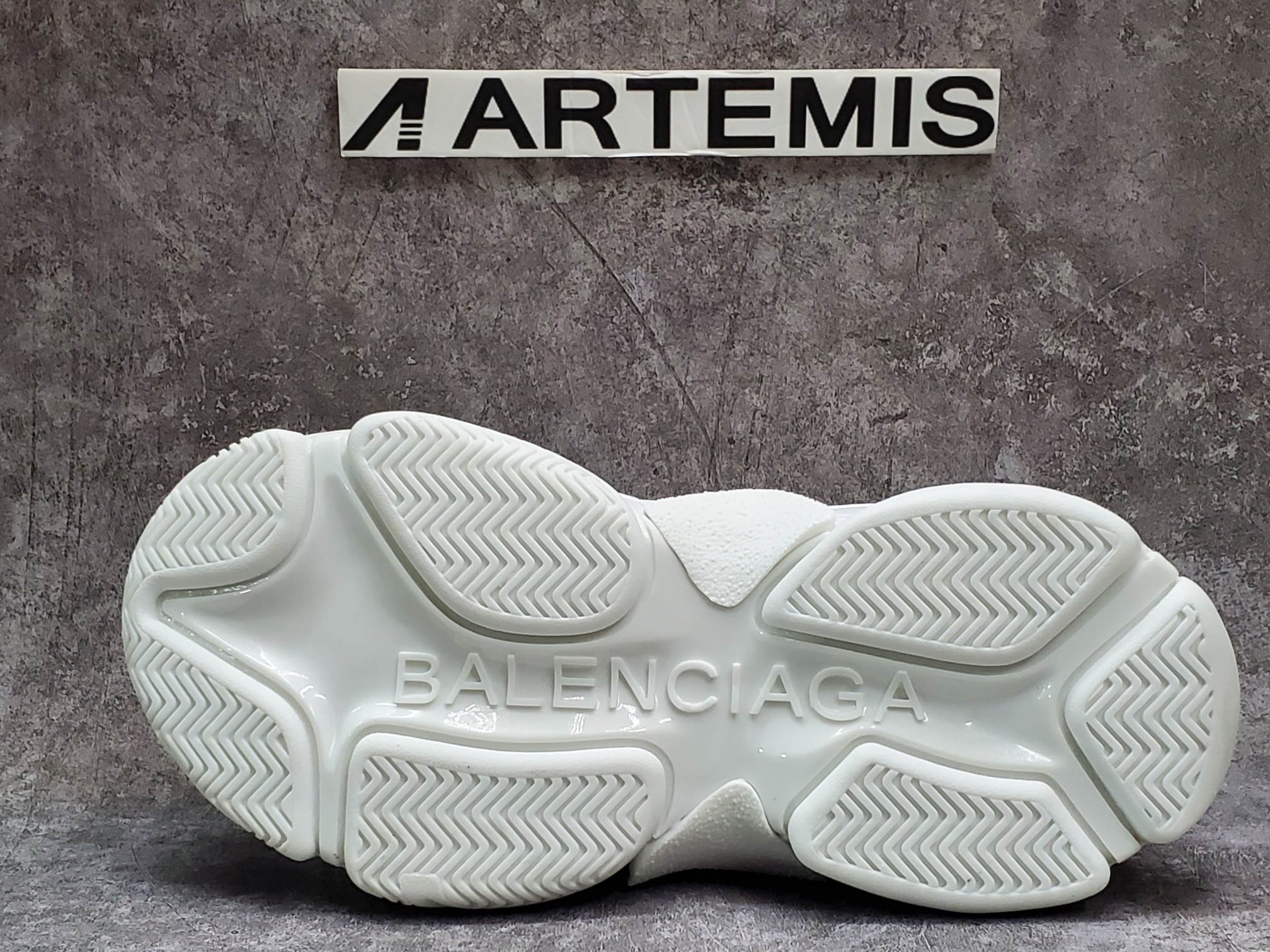 Balenciga Triple S Allover Logo White