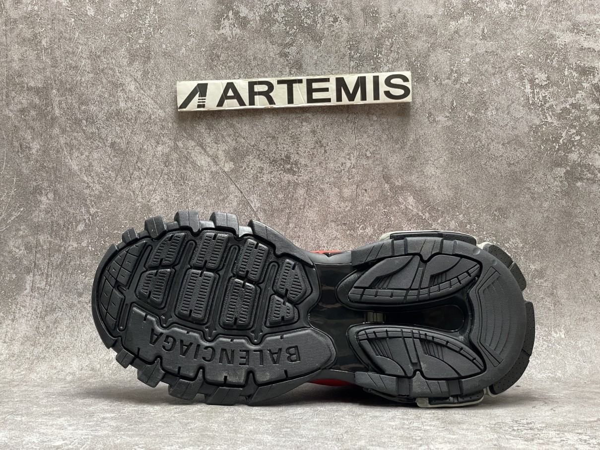 Balenciga Track Sneaker Orange Black