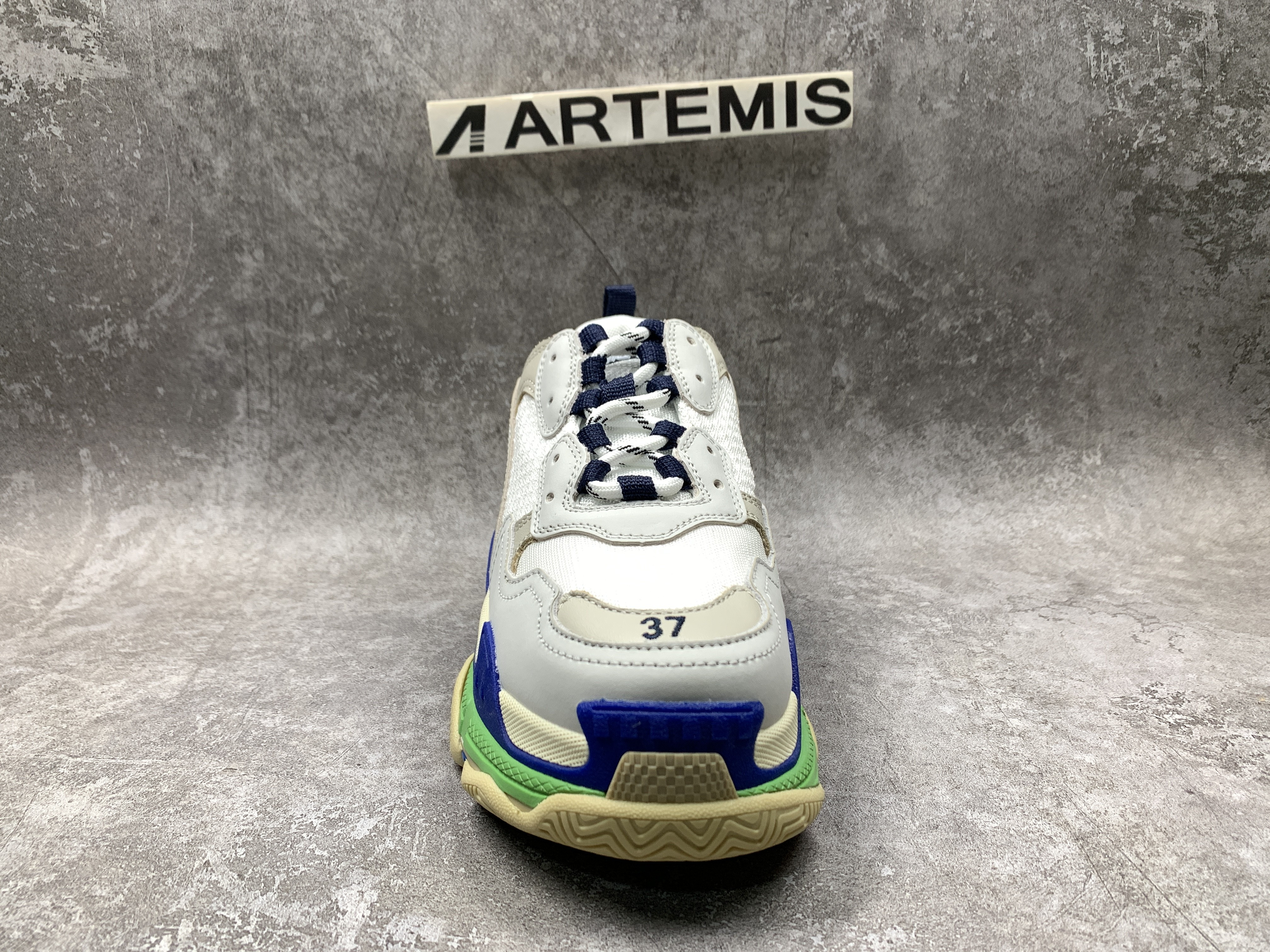 Balenciga Triple S Blue Green