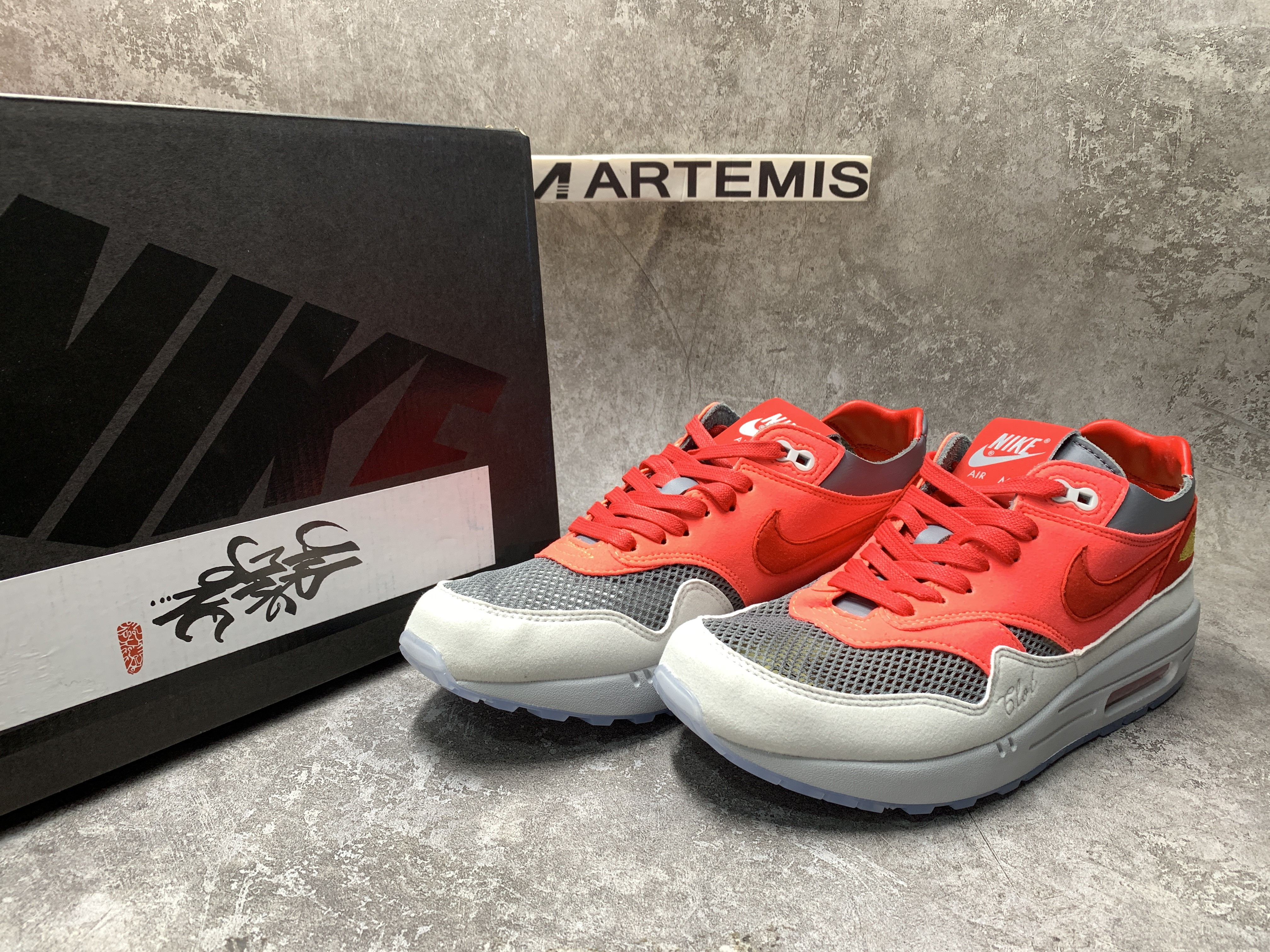 Nike Air Max 1 CLOT Kiss of Death Solar Red