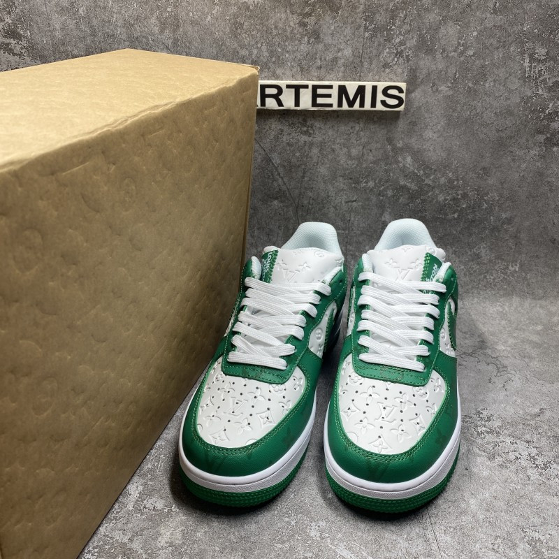 1V x Air Force 1 Low By Virgil Abloh White Green