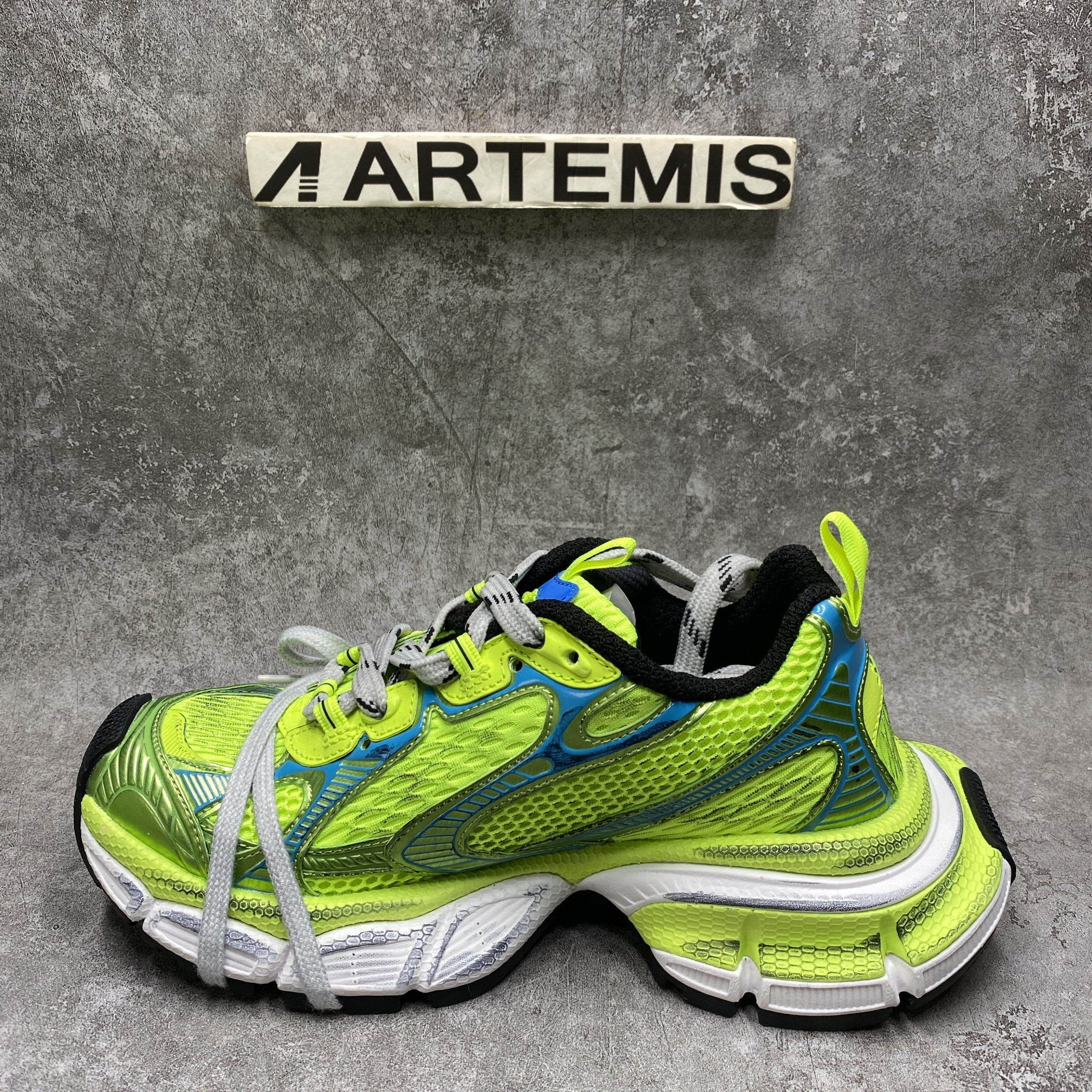 Balenciga 3XL Sneaker Worn Out Fluo Yellow