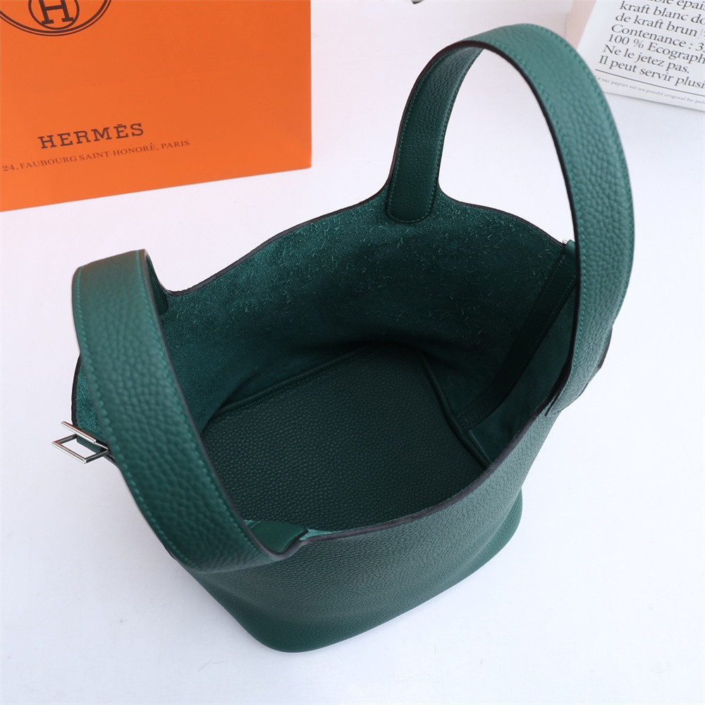 Hermès Picotin 18cm peacock green without original box