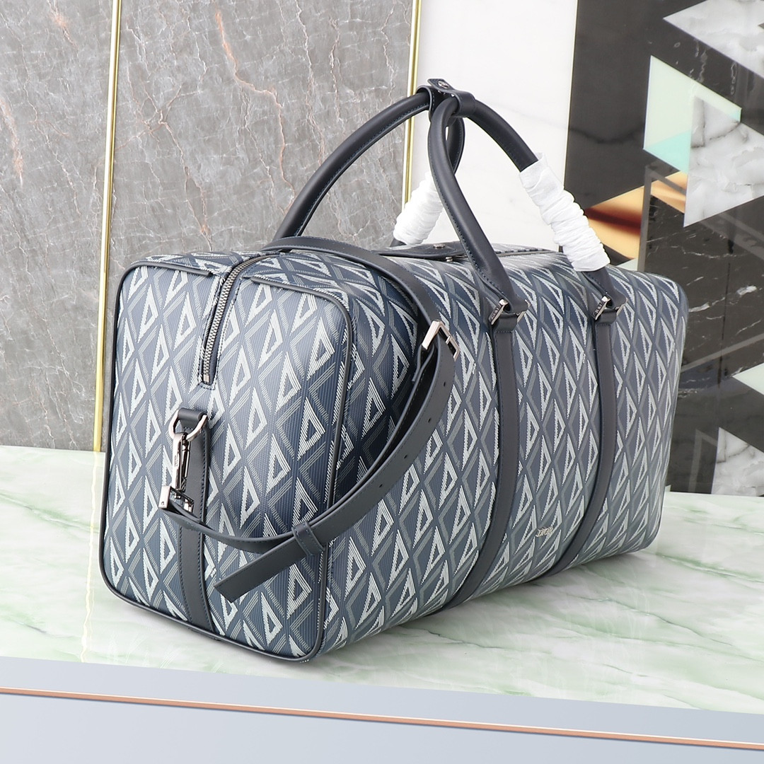 D*or lingot bag blue 50 x 25 x 21.5 cm