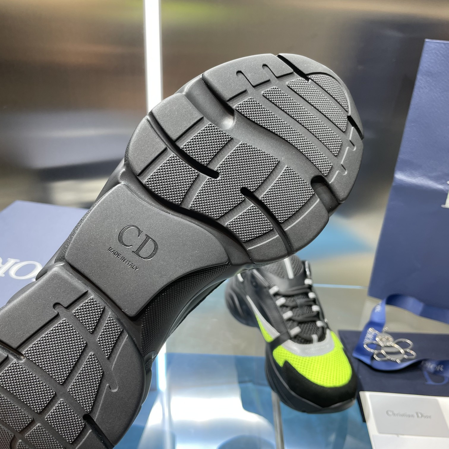 ua D*or b22 black and green sneaker