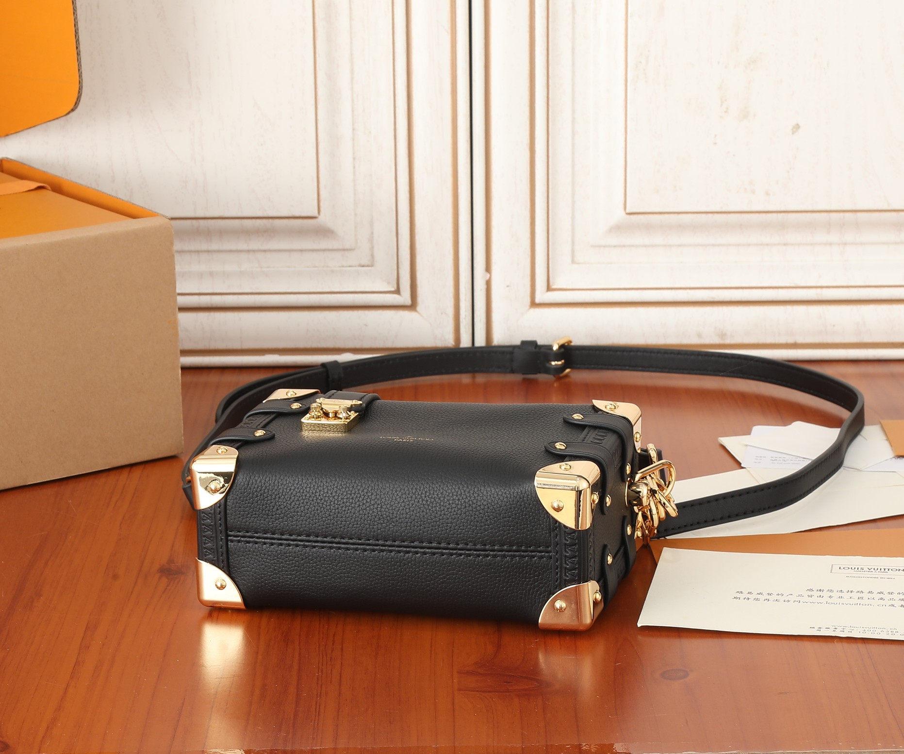 LV Side Trunk PM M23817 7.1 x 4.9 x 3.1 inches