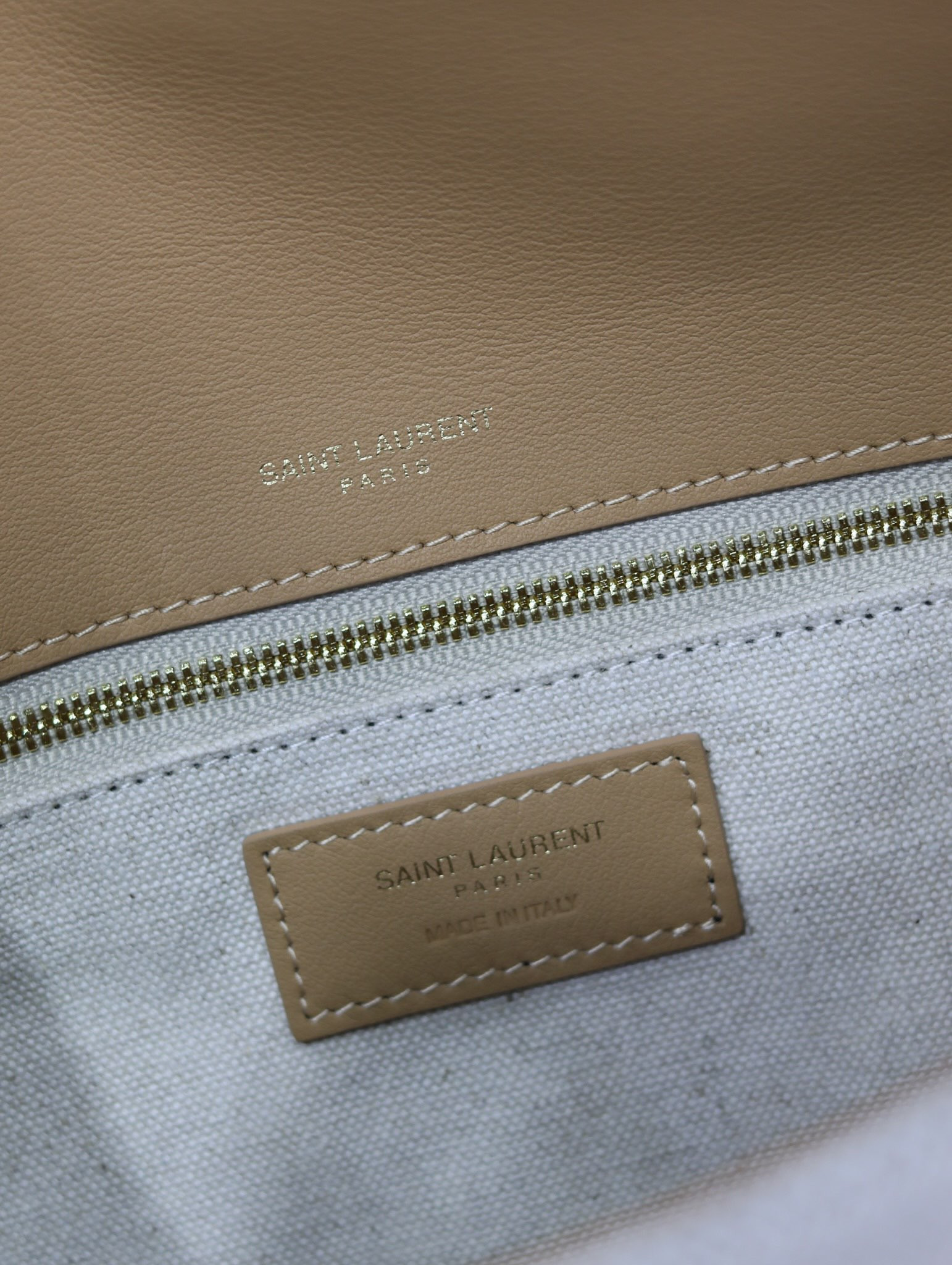 Y*L niki medium in calfskin cotton and linen 28x20x8.5cm