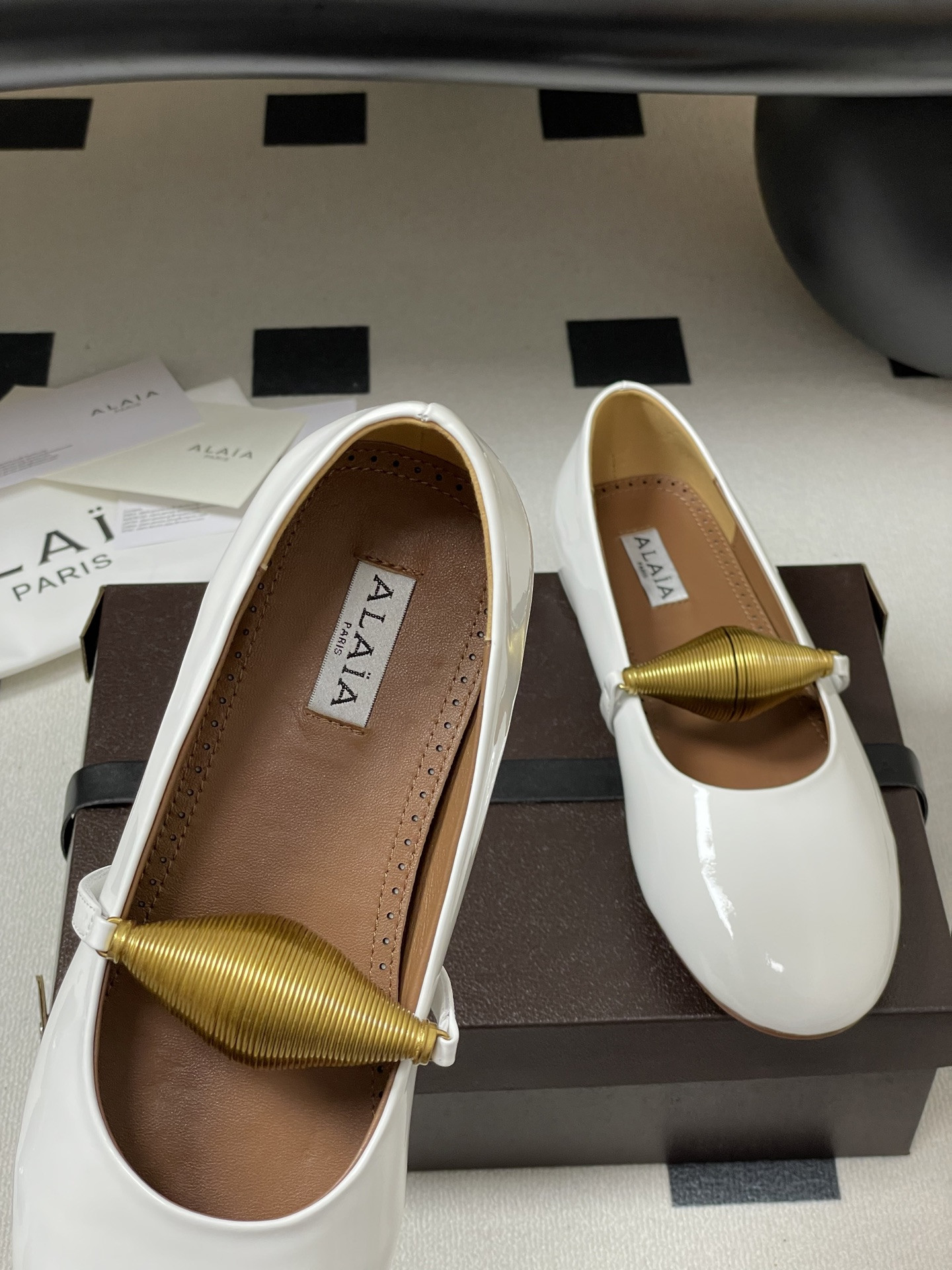 UA Alaïa Jewel Ballet Flats(Customized Size 7-10 days production time)