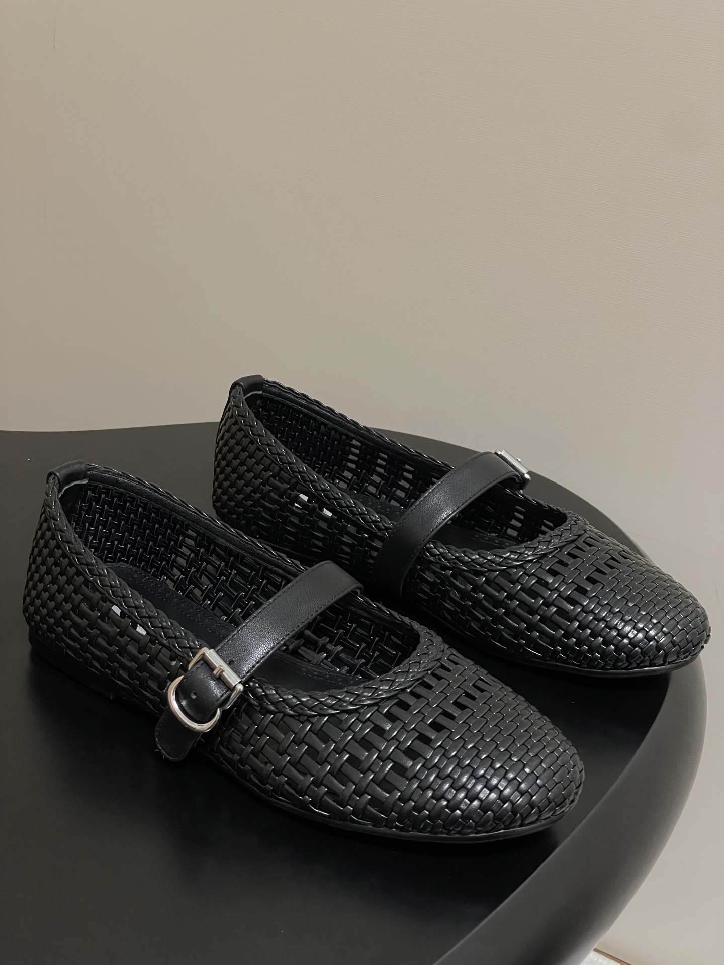 UA Alaïa Hollow Woven Mary Jane Flats(Customized Size 7-10 days production time)